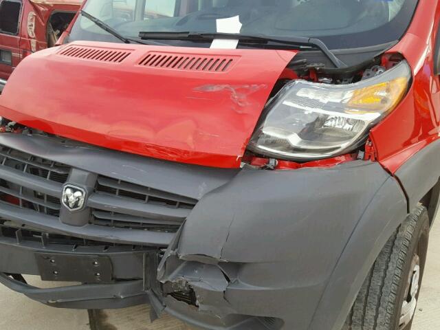 3C6TRVDG5GE108209 - 2016 RAM PROMASTER 红色 照片 9