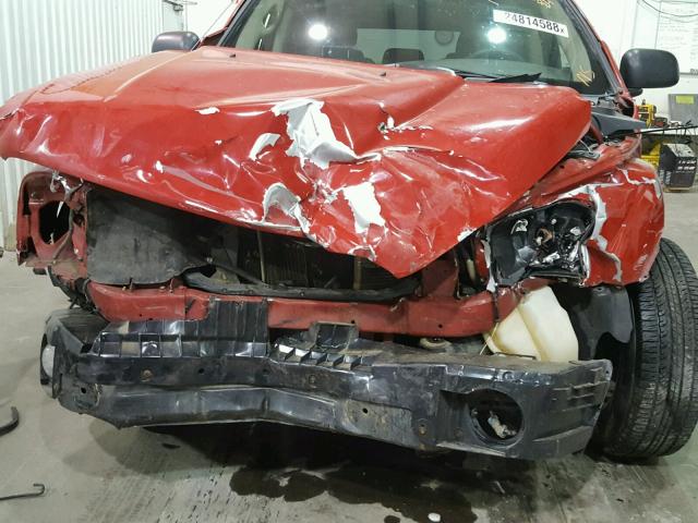 1D4HB48N95F604593 - 2005 DODGE DURANGO SL RED photo 9