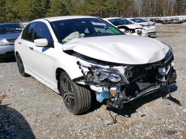 1HGCR2F5XHA268563 - 2017 HONDA ACCORD SPO WHITE photo 1