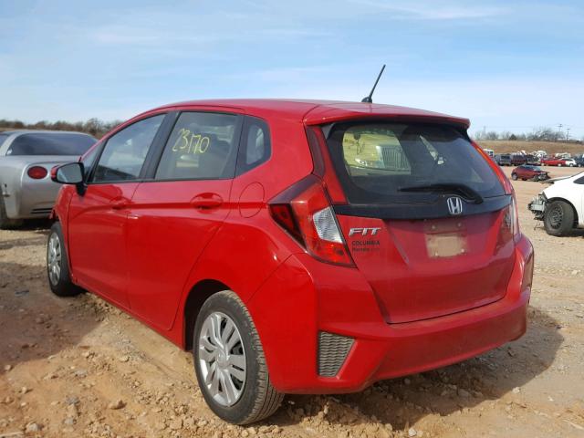 JHMGK5H53GX032687 - 2016 HONDA FIT LX RED photo 3