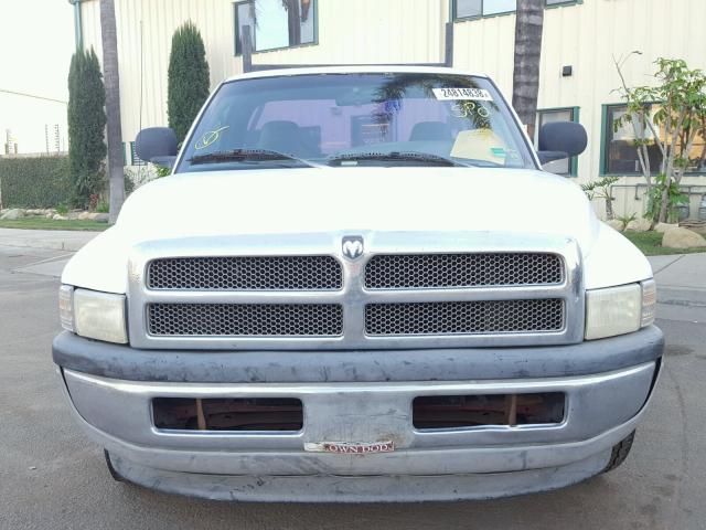 1B7HC16X6XS106455 - 1999 DODGE RAM 1500 WHITE photo 9