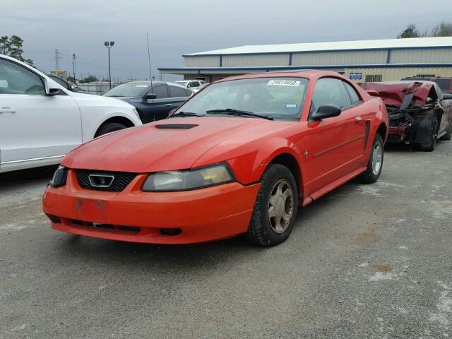 1FAFP40471F190352 - 2001 FORD MUSTANG MAROON photo 2