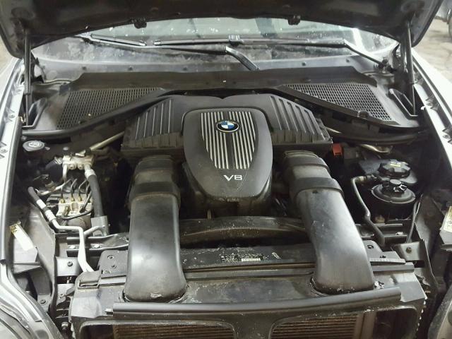 4USFE83567LY63874 - 2007 BMW X5 4.8I SILVER photo 7