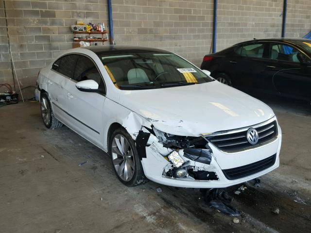 WVWHN7AN8BE731482 - 2011 VOLKSWAGEN CC LUXURY WHITE photo 1