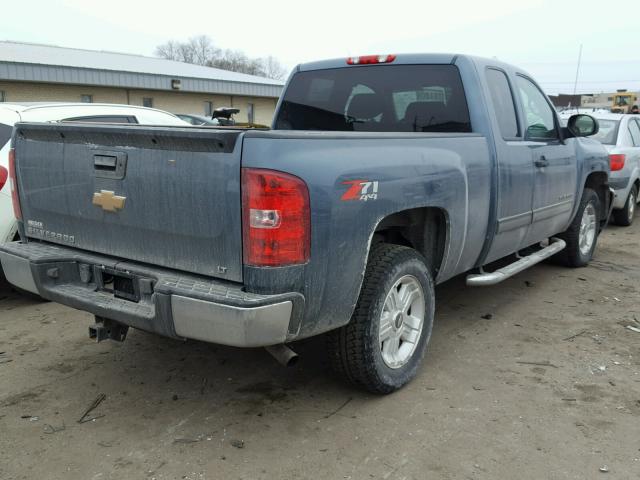 1GCRKSE72CZ343461 - 2012 CHEVROLET SILVERADO BLUE photo 4