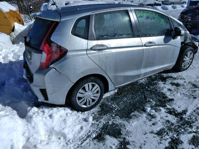 3HGGK5G59FM707323 - 2015 HONDA FIT LX SILVER photo 4