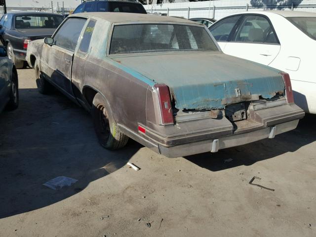 1G3AM47A9ER311976 - 1984 OLDSMOBILE CUTLASS SU BROWN photo 3