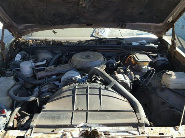 1G3AM47A9ER311976 - 1984 OLDSMOBILE CUTLASS SU BROWN photo 7