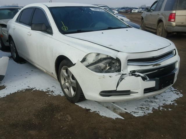 1G12G57B494105405 - 2009 CHEVROLET MALIBU LS WHITE photo 1