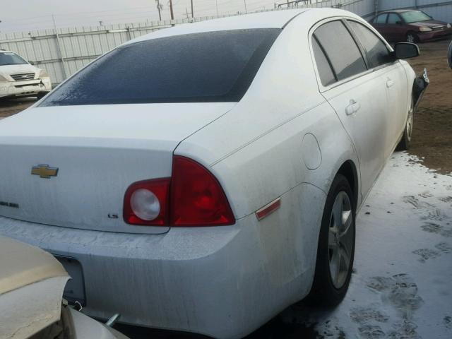 1G12G57B494105405 - 2009 CHEVROLET MALIBU LS თეთრი ფოტო 4