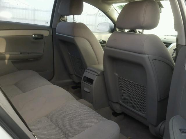 1G12G57B494105405 - 2009 CHEVROLET MALIBU LS თეთრი ფოტო 6