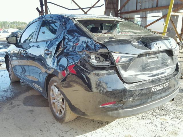 3MYDLBZV7GY107907 - 2016 TOYOTA SCION IA BLACK photo 3