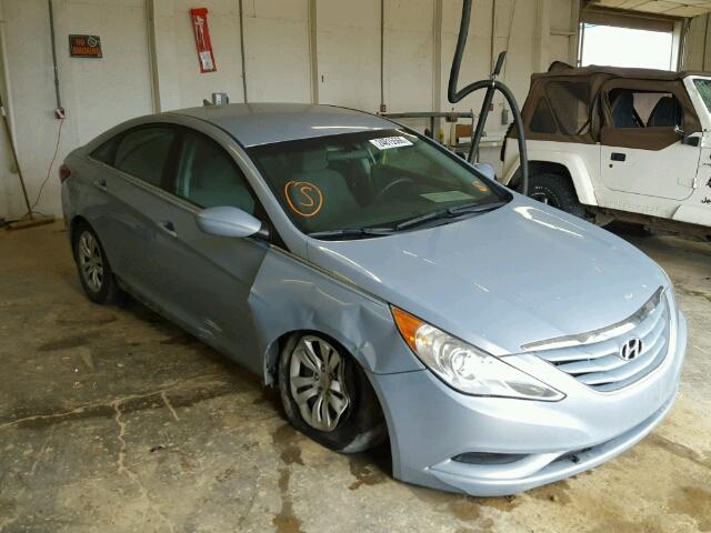 5NPEB4AC4BH094700 - 2011 HYUNDAI SONATA BLUE photo 1