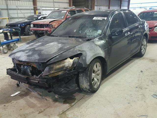 1HGCP36828A064569 - 2008 HONDA ACCORD EXL BLACK photo 2