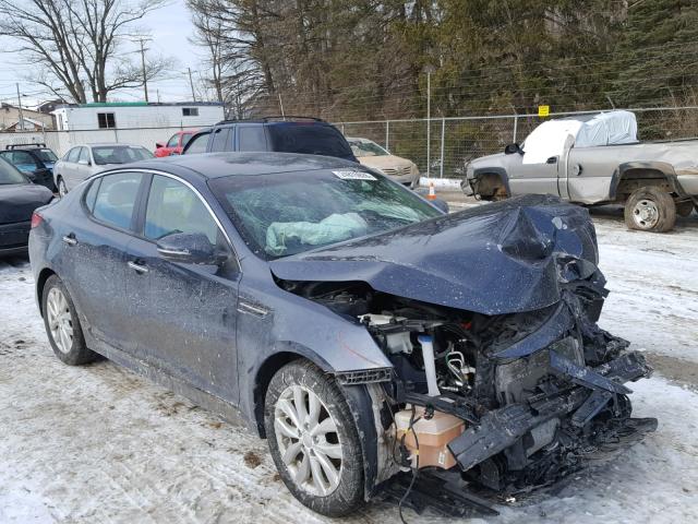 5XXGN4A75FG369317 - 2015 KIA OPTIMA EX BLUE photo 1