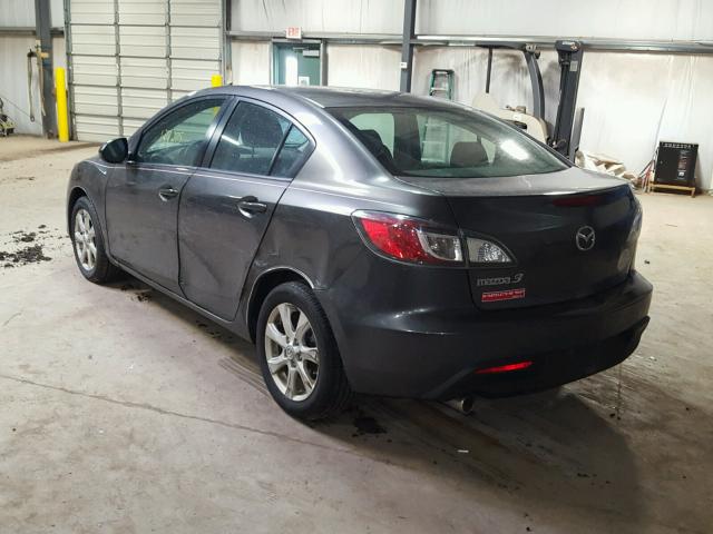 JM1BL1VFXB1489412 - 2011 MAZDA 3 I GRAY photo 3