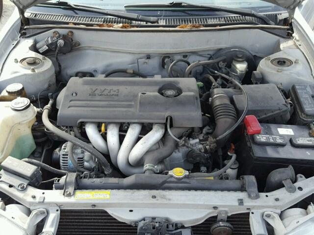 1NXBR12E51Z555030 - 2001 TOYOTA COROLLA CE SILVER photo 7