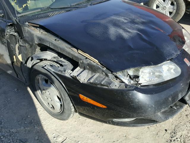1G8ZY12732Z254391 - 2002 SATURN SC2 BLACK photo 9