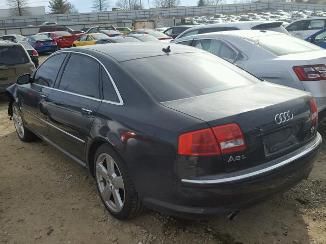 WAUMV44E27N021670 - 2007 AUDI A8 L QUATT BLACK photo 3