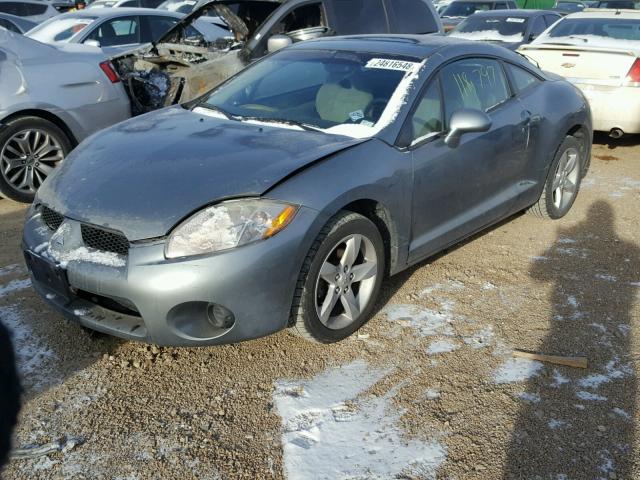 4A3AK24F67E002337 - 2007 MITSUBISHI ECLIPSE GS GRAY photo 2