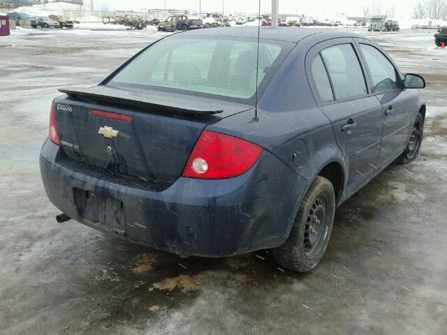 1G1AL55F887266707 - 2008 CHEVROLET COBALT LT BLUE photo 4