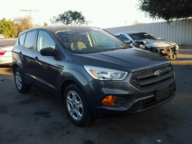 1FMCU0F74HUA39275 - 2017 FORD ESCAPE S GRAY photo 1