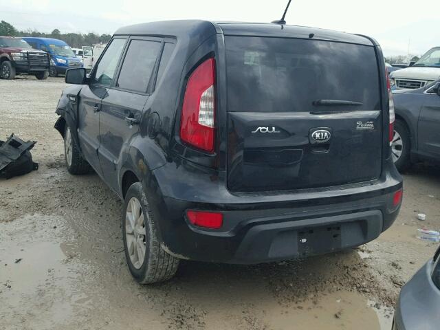 KNDJT2A51D7568272 - 2013 KIA SOUL BLACK photo 3