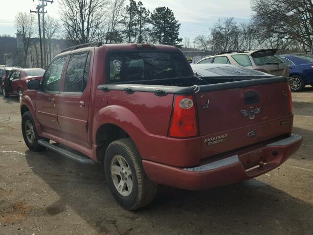 1FMZU67K65UA53481 - 2005 FORD EXPLORER S RED photo 3