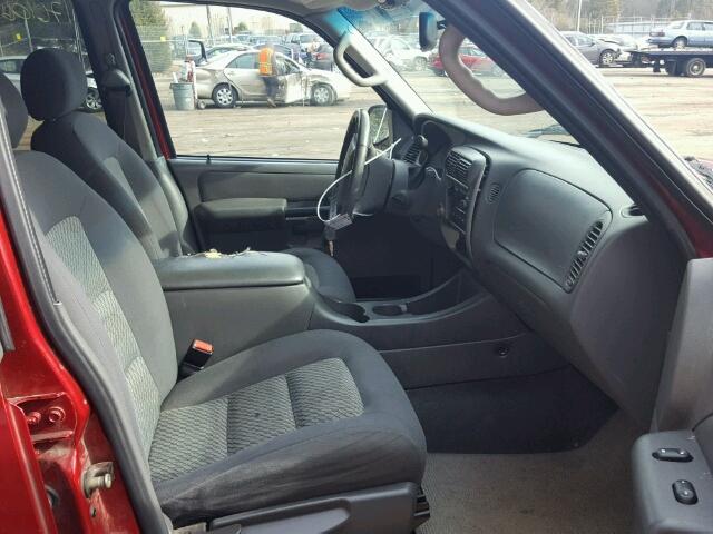 1FMZU67K65UA53481 - 2005 FORD EXPLORER S RED photo 5