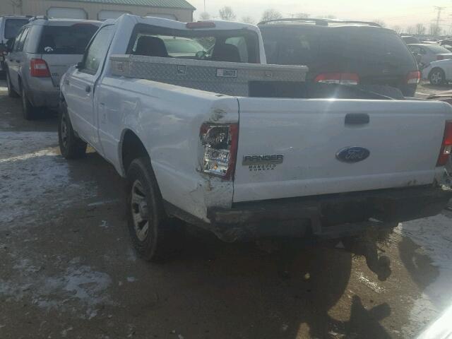 1FTYR10D09PA09402 - 2009 FORD RANGER WHITE photo 3