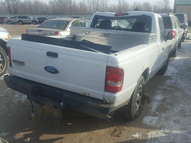 1FTYR10D09PA09402 - 2009 FORD RANGER WHITE photo 4