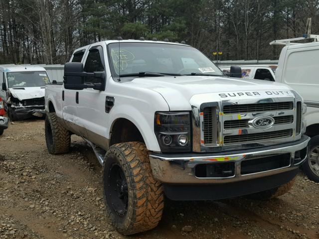 1FTSW21R69EB24290 - 2009 FORD F250 SUPER WHITE photo 1