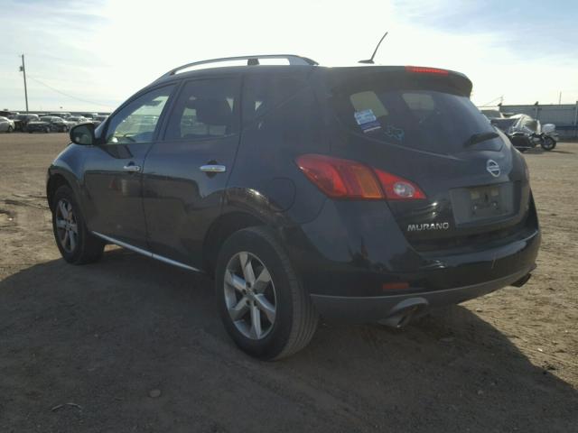 JN8AZ1MU6AW015196 - 2010 NISSAN MURANO S BLACK photo 3