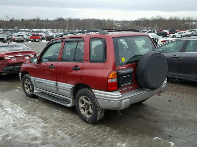 2CNBJ634116949472 - 2001 CHEVROLET TRACKER LT RED photo 3