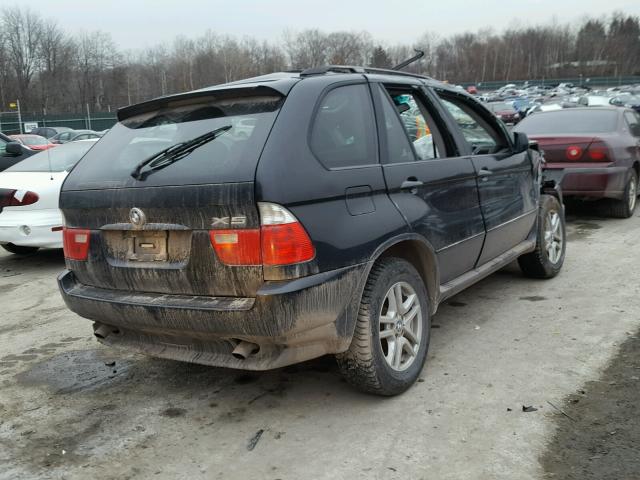 5UXFA13574LU42703 - 2004 BMW X5 3.0I BLACK photo 4