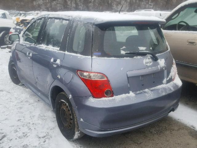 JTKKT624665005985 - 2006 TOYOTA SCION XA BLUE photo 3