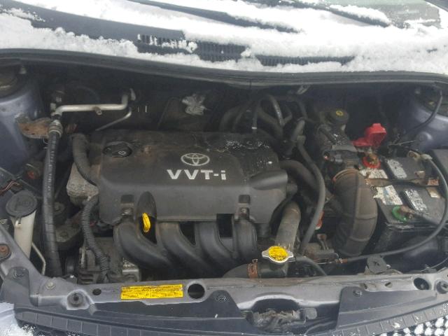 JTKKT624665005985 - 2006 TOYOTA SCION XA BLUE photo 7