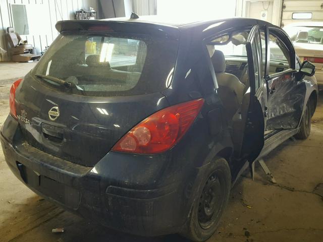 3N1BC13E89L373822 - 2009 NISSAN VERSA S BLUE photo 4