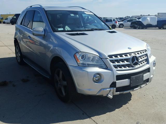 4JGBB72E79A463566 - 2009 MERCEDES-BENZ ML 550 SILVER photo 1