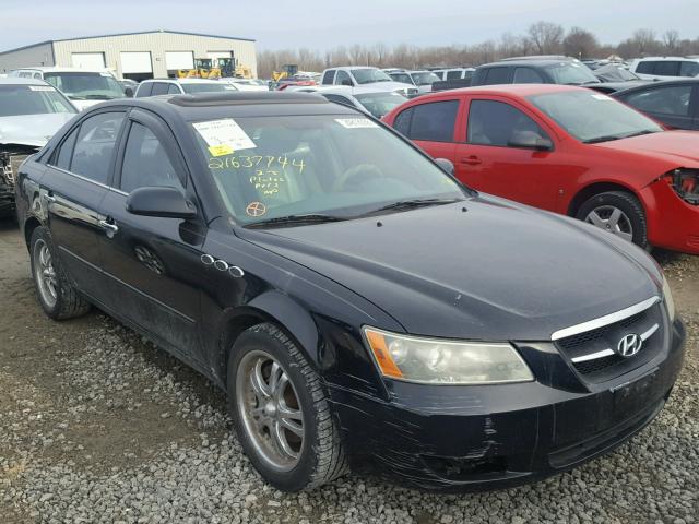 5NPEU46F87H186056 - 2007 HYUNDAI SONATA SE BLACK photo 1