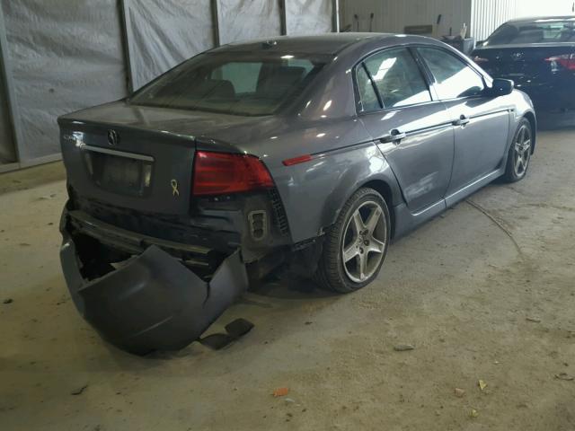 19UUA66276A032412 - 2006 ACURA 3.2TL GRAY photo 4