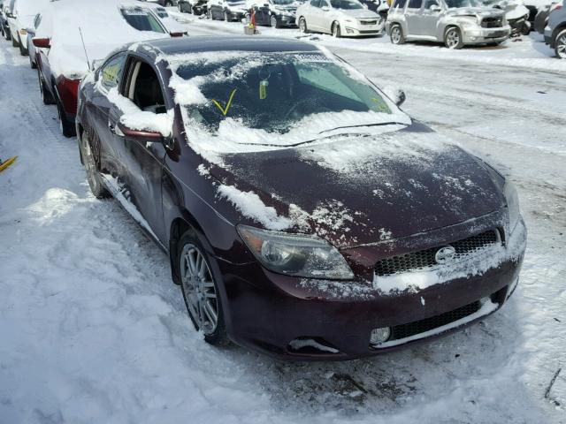 JTKDE177850031928 - 2005 TOYOTA SCION TC 栗色 照片 1