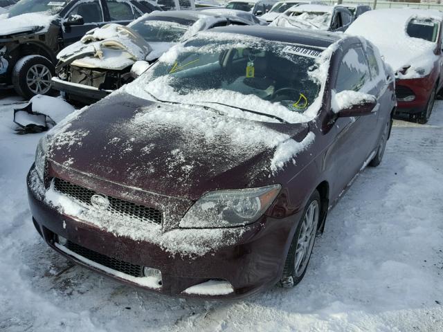 JTKDE177850031928 - 2005 TOYOTA SCION TC 栗色 照片 2