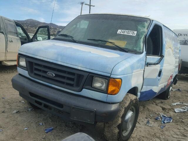 1FTNE24L56HA97729 - 2006 FORD ECONOLINE WHITE photo 2