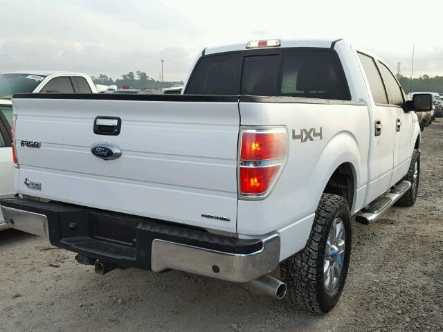 1FTFW1EF8EKE06826 - 2014 FORD F150 SUPER WHITE photo 4