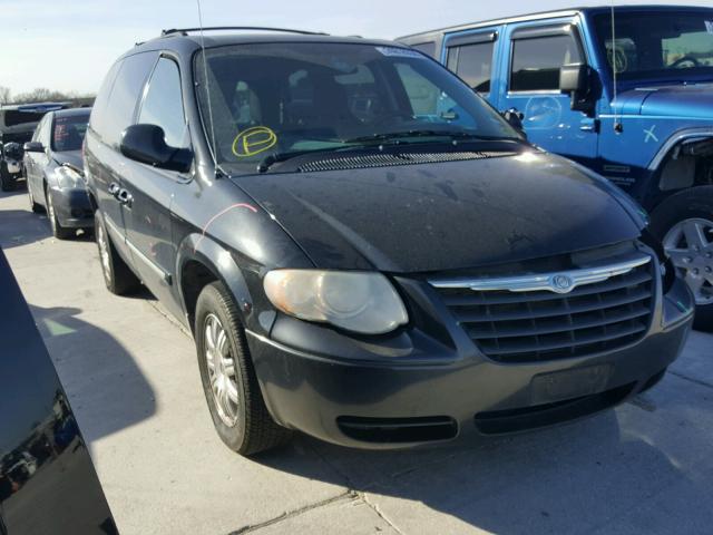 2A4GP54L17R138278 - 2007 CHRYSLER TOWN & COU BLACK photo 1