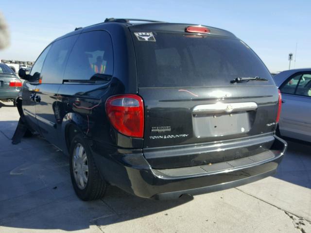 2A4GP54L17R138278 - 2007 CHRYSLER TOWN & COU BLACK photo 3