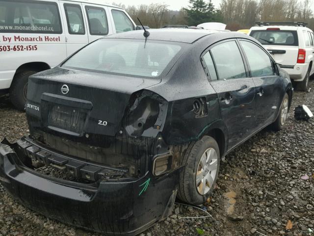 3N1AB61E17L704736 - 2007 NISSAN SENTRA 2.0 BLACK photo 4