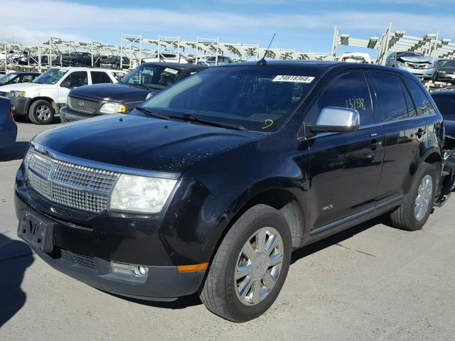 2LMDU88C77BJ21071 - 2007 LINCOLN MKX BLACK photo 2