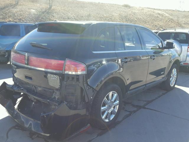 2LMDU88C77BJ21071 - 2007 LINCOLN MKX BLACK photo 4